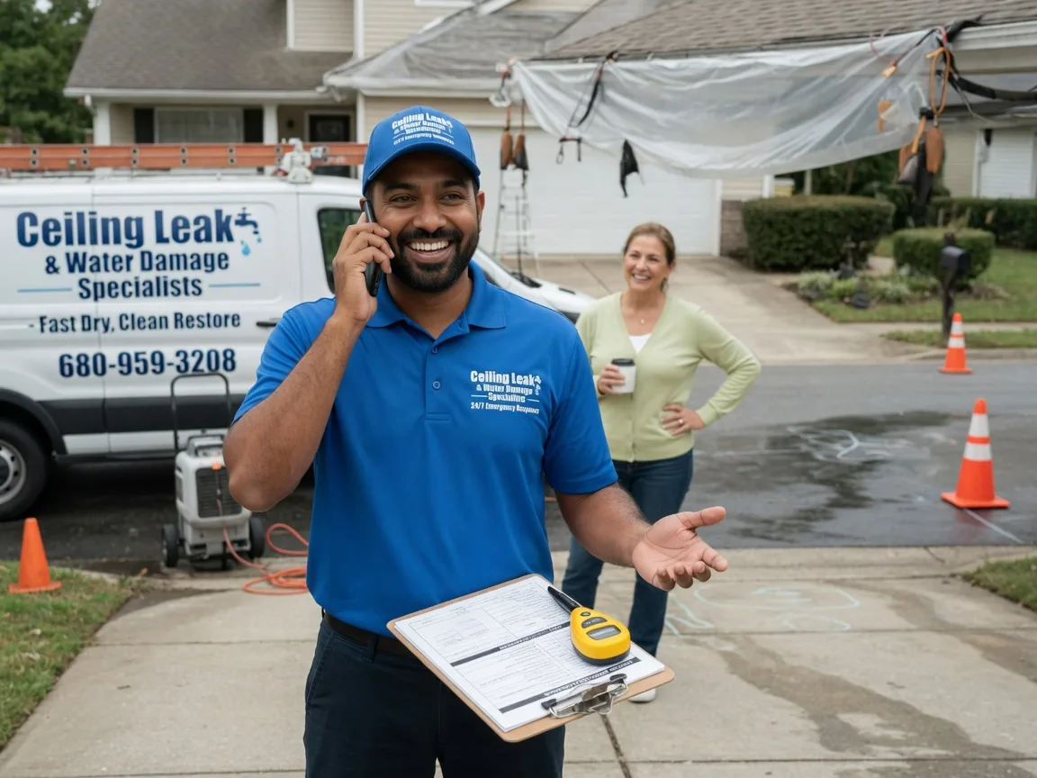 Ceiling Leak Cleanup Kyles Ford, TN FAQs